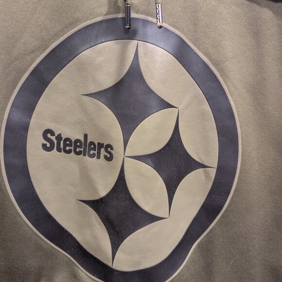 Pittsburgh Steelers Nike Salute to Service Therma Hoodie with American Flag Med. - Picture 5 of 12